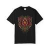The Fig Opens Its Eye Gothic Fruit T-Shirt Black Front Print Comfort Colors 1717