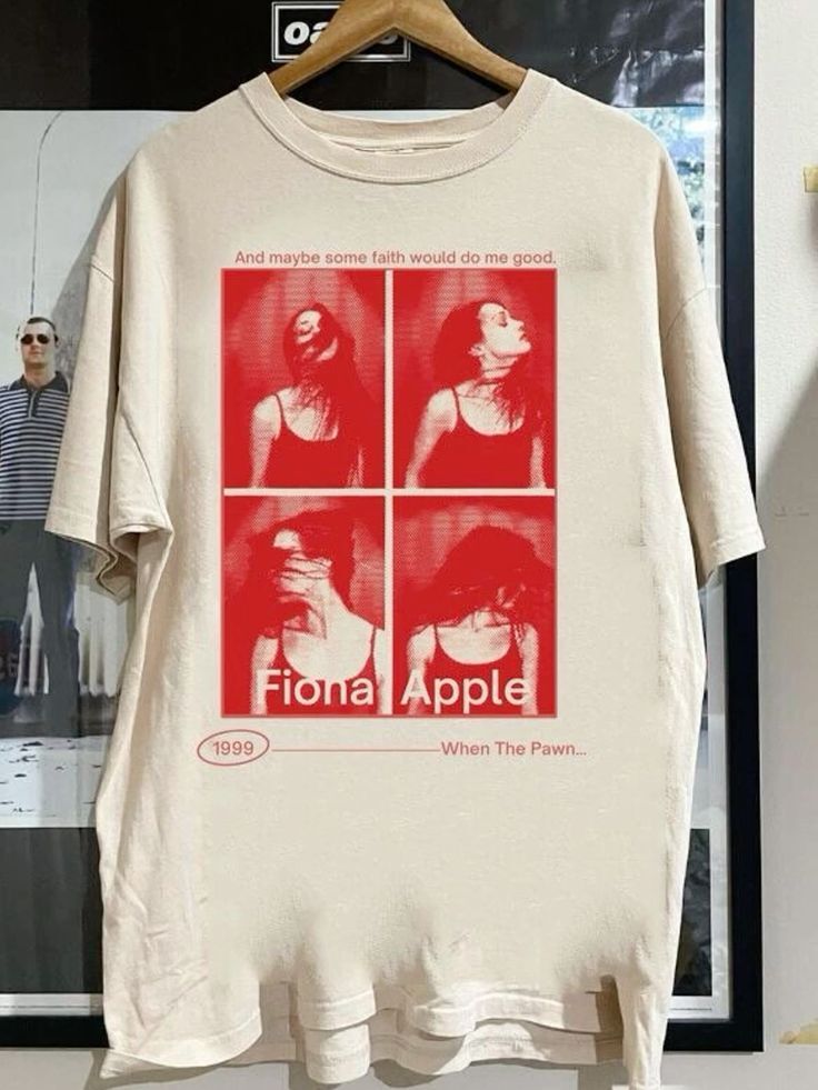 Fiona Apple Vtg 1999 T-shirt Fiona Apple Retro Sand Color Unisex Shirt KH14834