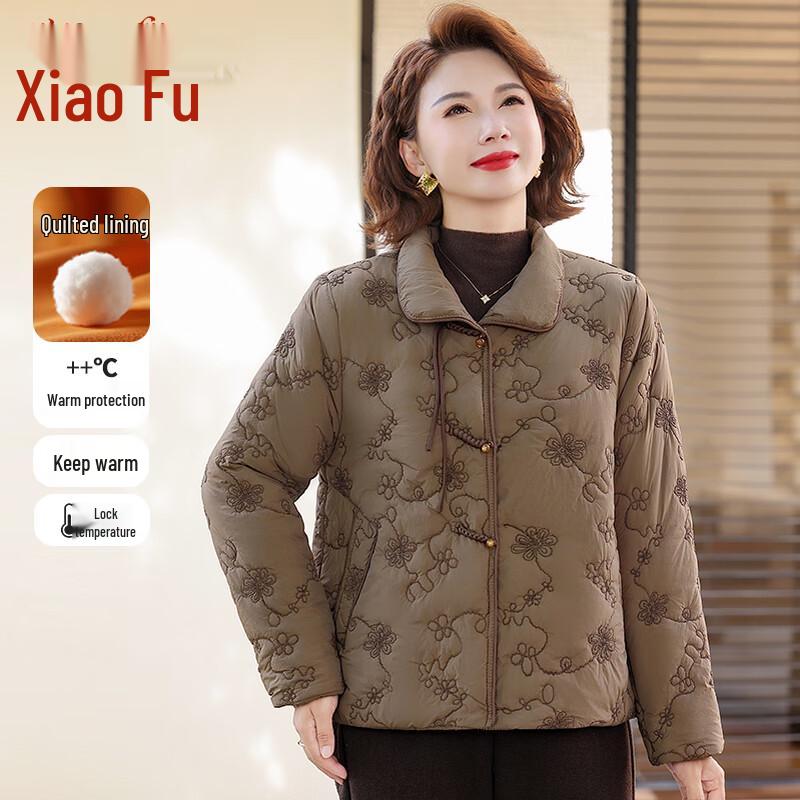 Стильная женская зимняя стеганая куртка большого размера 4XL