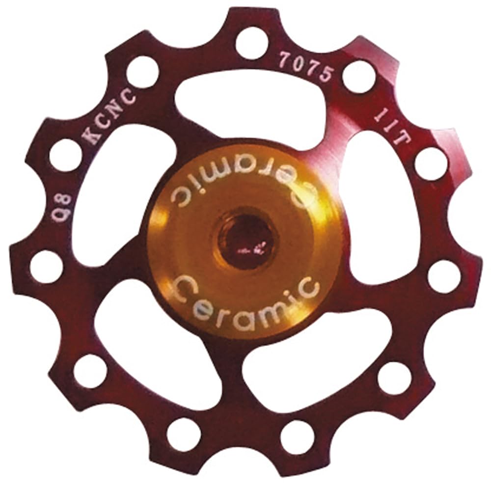 

KCNC Bicycle Lightweight Derailleur Parts, Ceramic Bearing Jockey Wheel, 11T Pulley