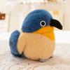 Cute Bird Plush Toy Kawaii Toucan Parrot Sparrow Stuffed Animal Soft Fluffy Mini Bird Plushie for Girl Birthday Gift