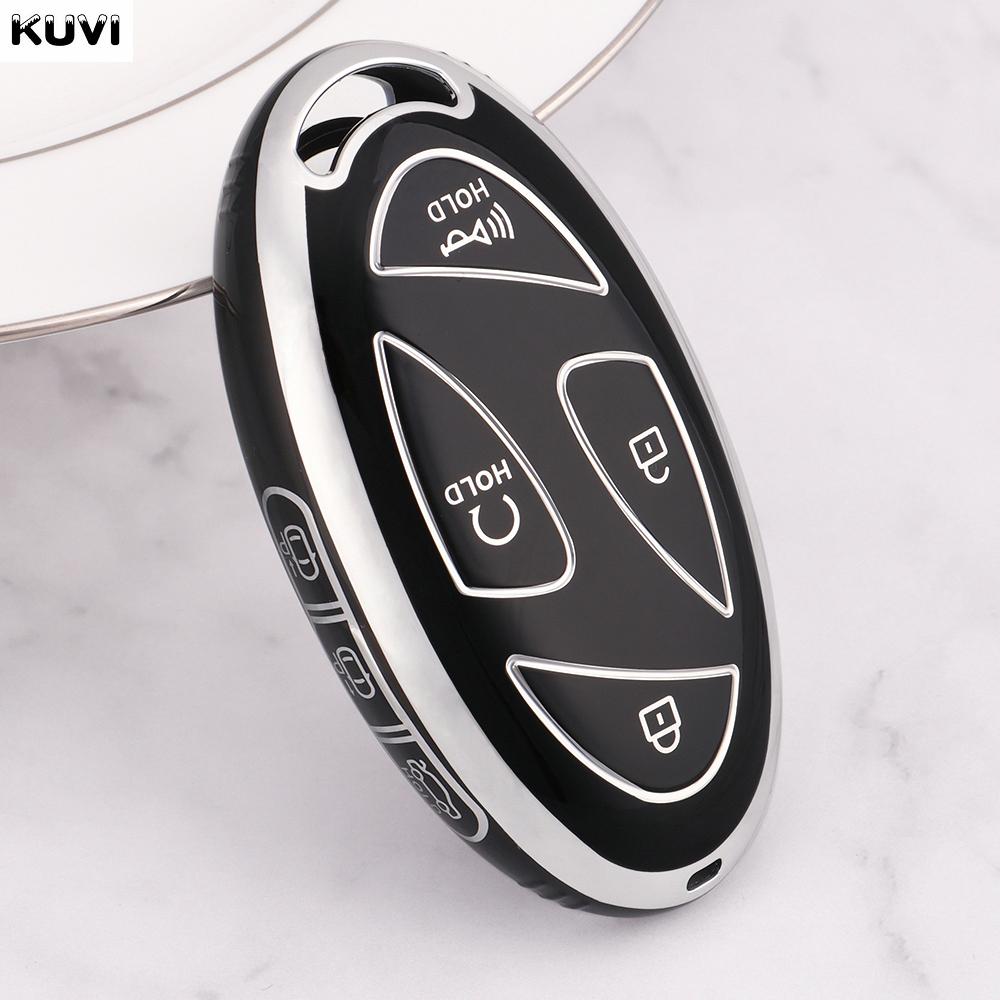 Fashion TPU 5 7 Buttons Car Key Case Cover Shell For Xiandai IONIQ 6 New Grand Prix GN7 Kona Protector Fob Bag Accessories