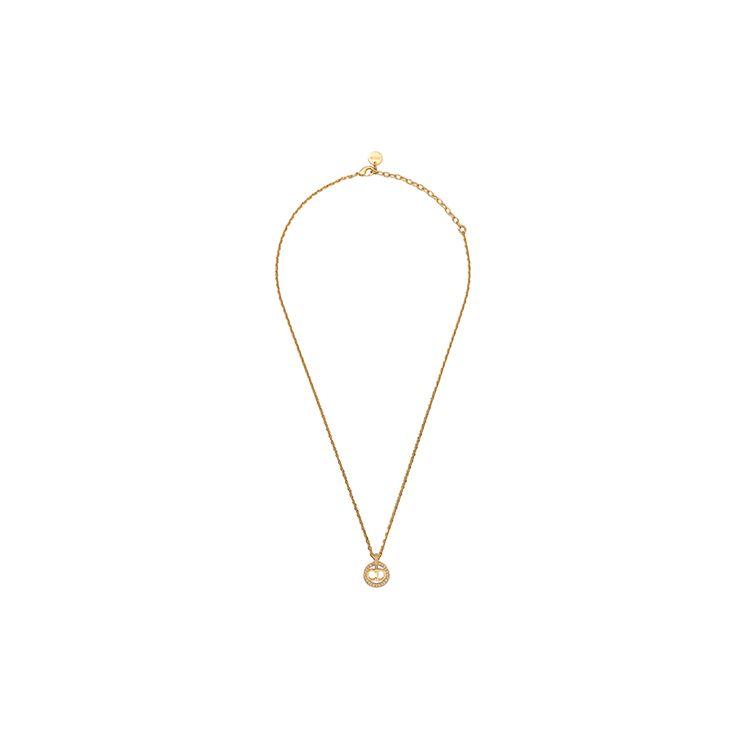 Dior Clair D Lune Metal Necklace Women Necklaces Gold N1709CDLCY-D03S