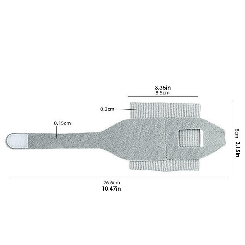 

Tennis Wrist Sweatbands U Shape Sleeve Adjustable Strap Breathable Wrist Support Brace for Gym Workout Yoga Fitness Sports світло-сірого кольору
