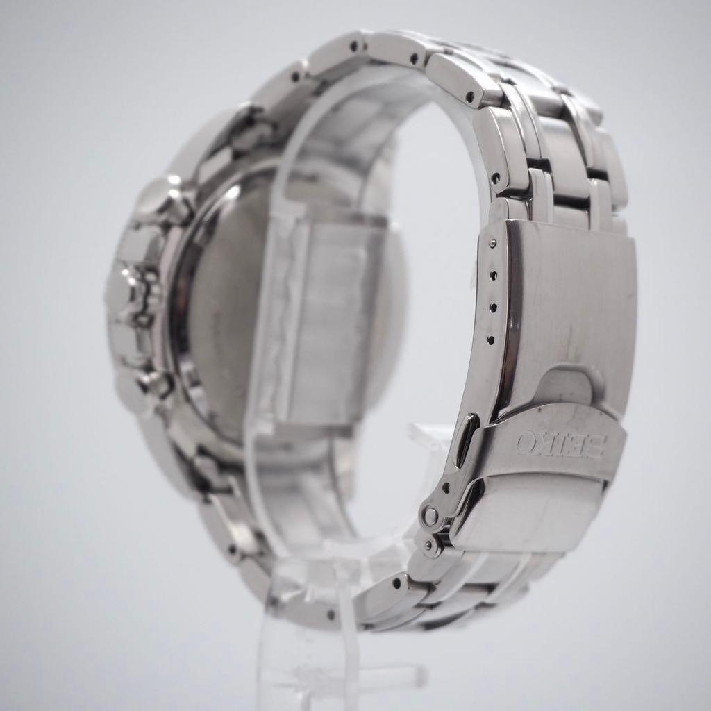 [USED]SEIKO Prospex SSC507 V195-0AD0 Solar World Time Blue Dial Men’s Watch 43mm