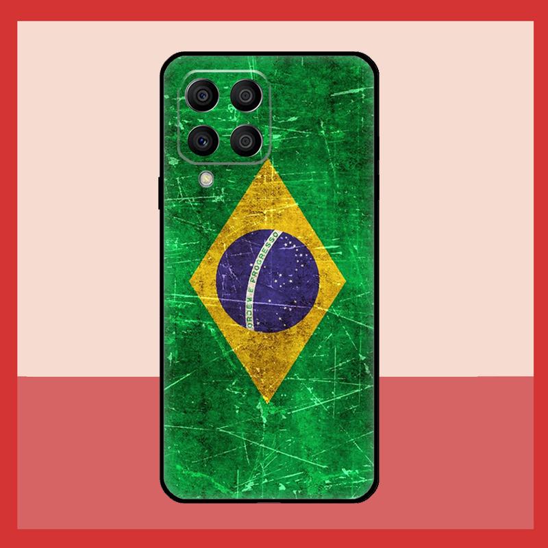 Brazil Brazilian Flag Case For Samsung Galaxy M12 M52 M06 M16 M36 M56 M33 M15 M55 M31 M13 M14 M53 M32 M35 M34 M54