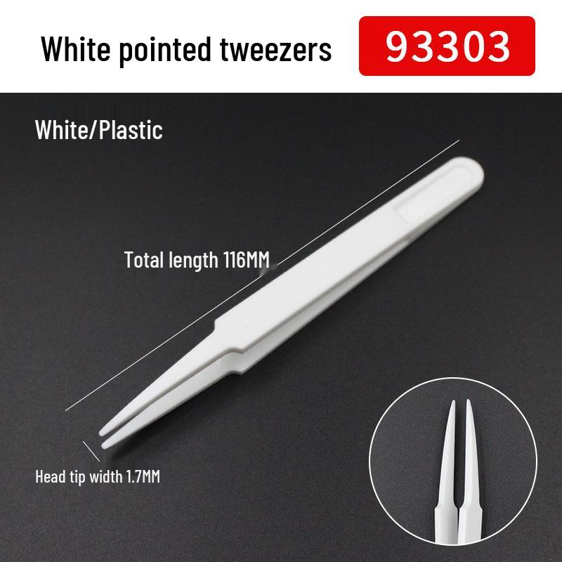 Insulated Anti-static Black Nylon Tweezers for Electronics Repair