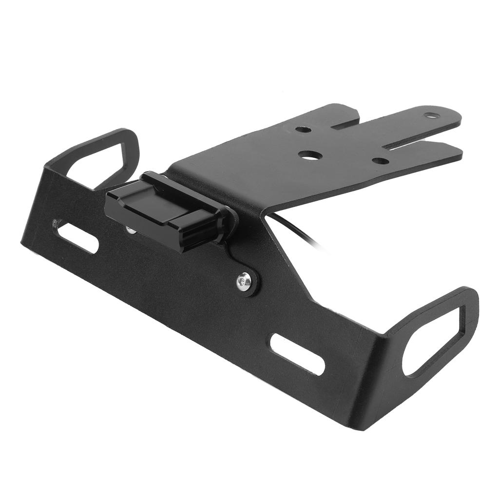 Motorcycle License Plate Mount Holder with LED Light Fit for Kawaski ER‑6N F 2012‑2015