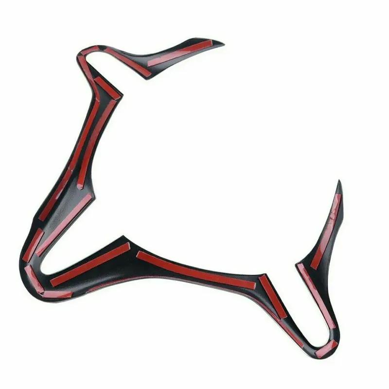 For Honda Civic 8th 2006 2007 2008 2009 2010 2011 Carbon Fiber Styling Car Inner Steering Wheel Trim Cover Button Decor Sticker