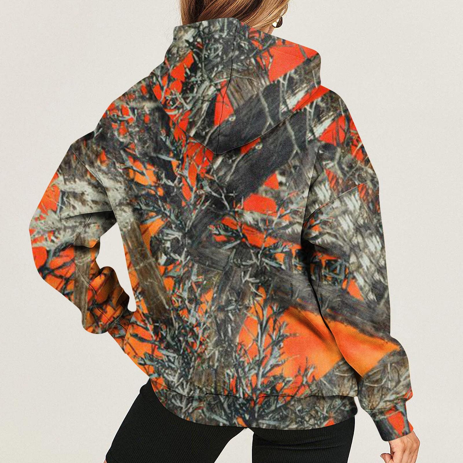 

Жіноча модна повсякденна толстовка з принтом і довгими рукавами з капюшоном L червоний