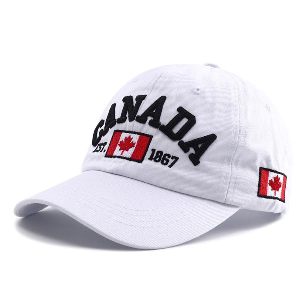 Sports Outdoor Adjustable Style Street Urban Hop Hip Bone Snapback Cap Baseball Stitching Embroidered Flag Canada New Brand Latest Fresh Hats For