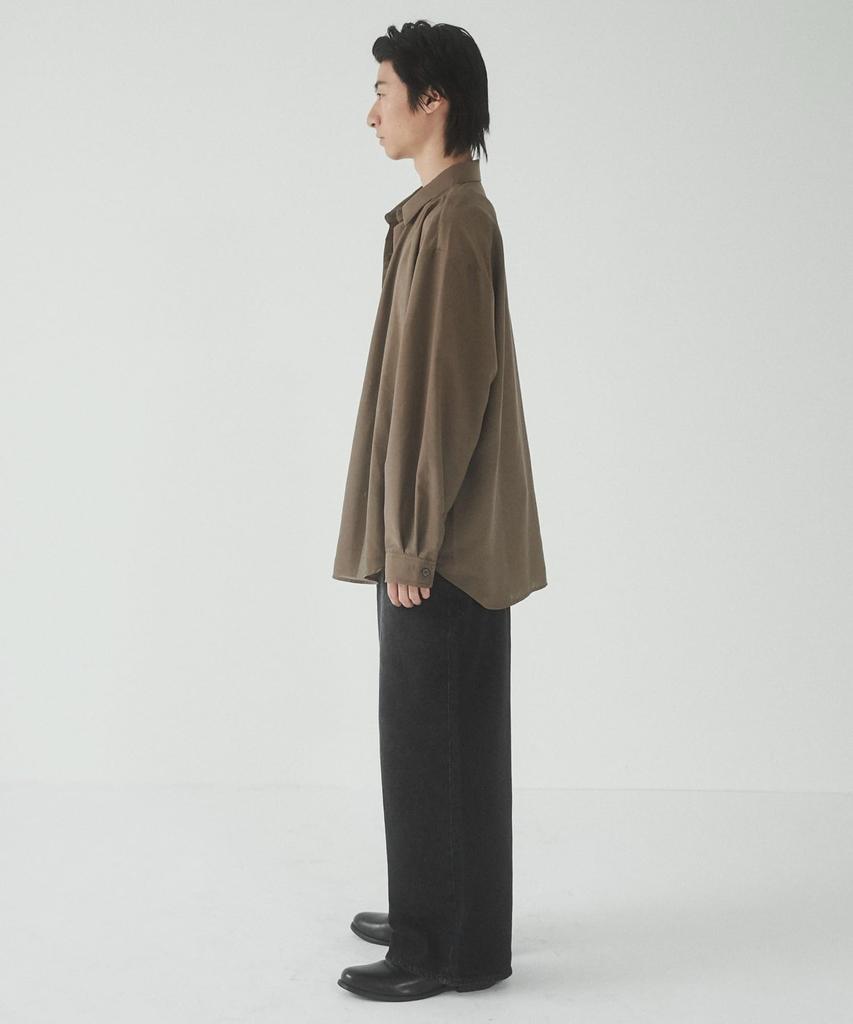 WEGO Sheer Big Size S Men's Shirt, Brown,