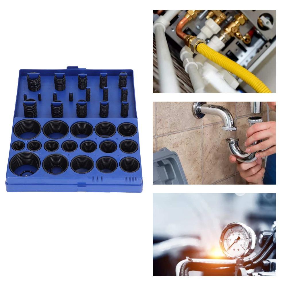 419PCS Durable Rubber O Rings Practical Sealing Washer Rings Portable Hybrid O Rings Faucets