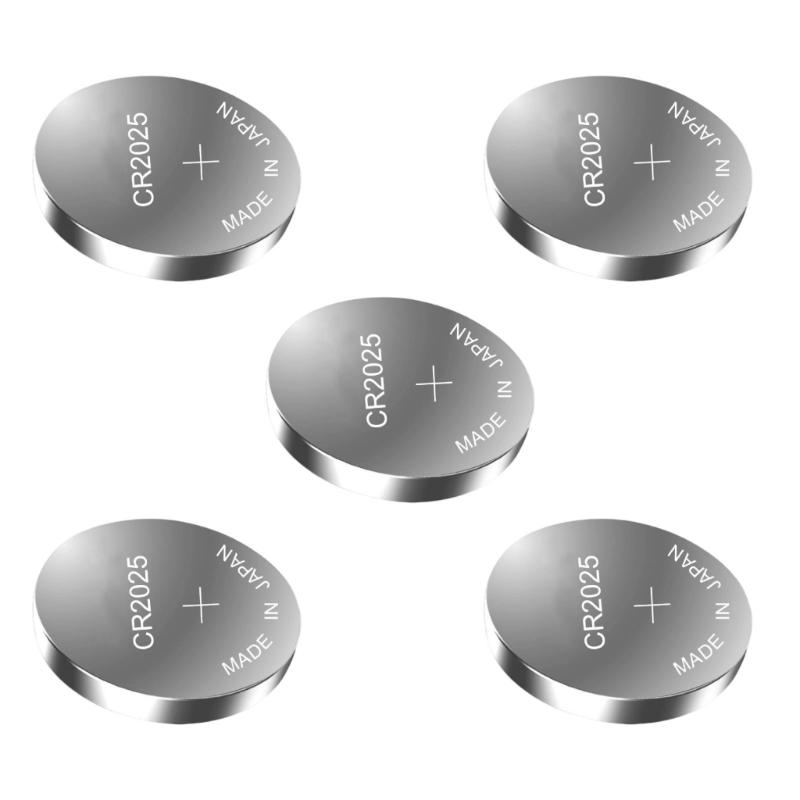 Pack Of 5 CR2032 Lithium Button Cell Batteries For Car Remotes Scale 3V Power Supply CR2025 CR1616 CR1220 CR1632 CR2016