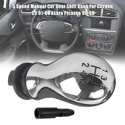 Car Gear Shift Knob 5 Speed Manual for Citroen C5 01-08 Xsara Picasso 99-08