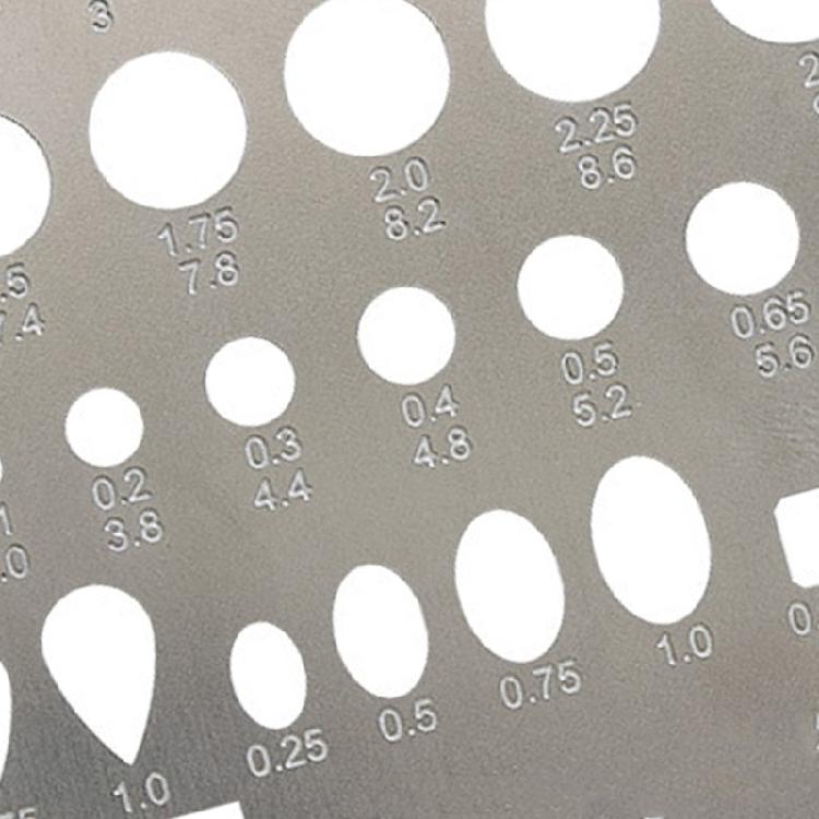 Instrument de măsurare cu șubler, indicator de dimensiune diamantat, esențial, precis, pentru fabricarea bijuteriilor și evaluarea gemologilor