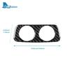 Real Soft Carbon Fiber Sticker For Kia Stinger 2019 2020 2021 2022 2023 LHD RHD Car Rear Charging Port USB Hole Frame Trim