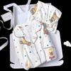Sweet Wind Cute Cartoon Cloud Cotton Pajamas Women'S Autumn Long-Sleeved Suit Casual Versatile Home Clothes