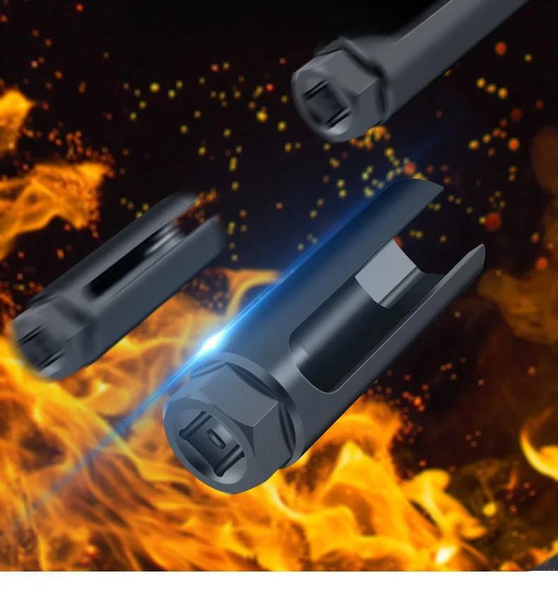21/22mm Special Open Socket Joint  Japanese-style Oxygen Sensor Socket Wrench Oxygen Sensor Removal Tool