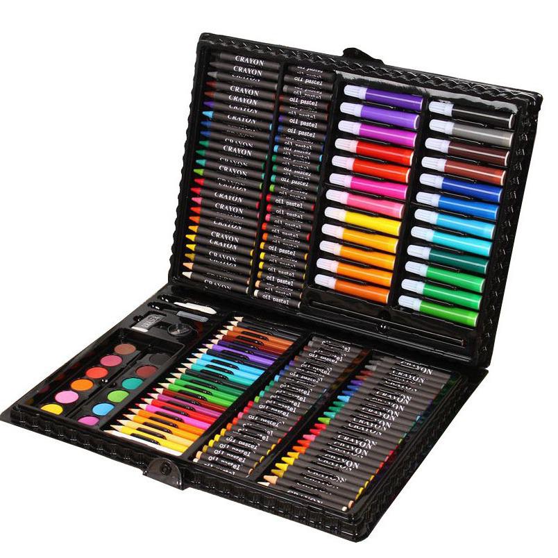 208 Watercolor Pen Set with 150 Brushes - Children's Day Painting Set, Colored Pen Gift for Kids