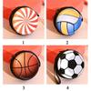 Portamonete Calcio Basket Borsa Cuffie Cartone Animato Carina Portafoglio Piccolo Regalo per Bambini Mini Borsa Portamonete con Zip