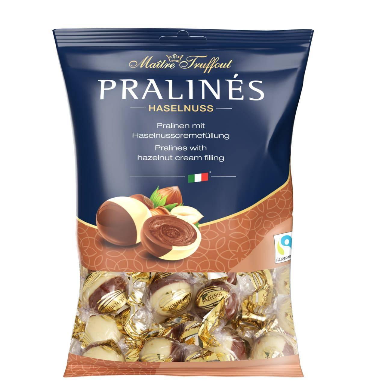 MaitreTruffout Pralinen-Duett mit Haselnusscreme 125 g