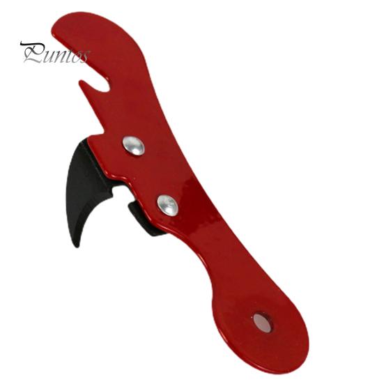 

Легко открывалка для консервных банок, многофункциональная, безопасная, эргономичная открывалка для бутылок, кухонный инструмент красный