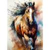 Horse Watercolor Canvas Oil Painting Prints Pictures Animal Horse Abstract Wall Art Posters Mural for Living Room Home Decor
