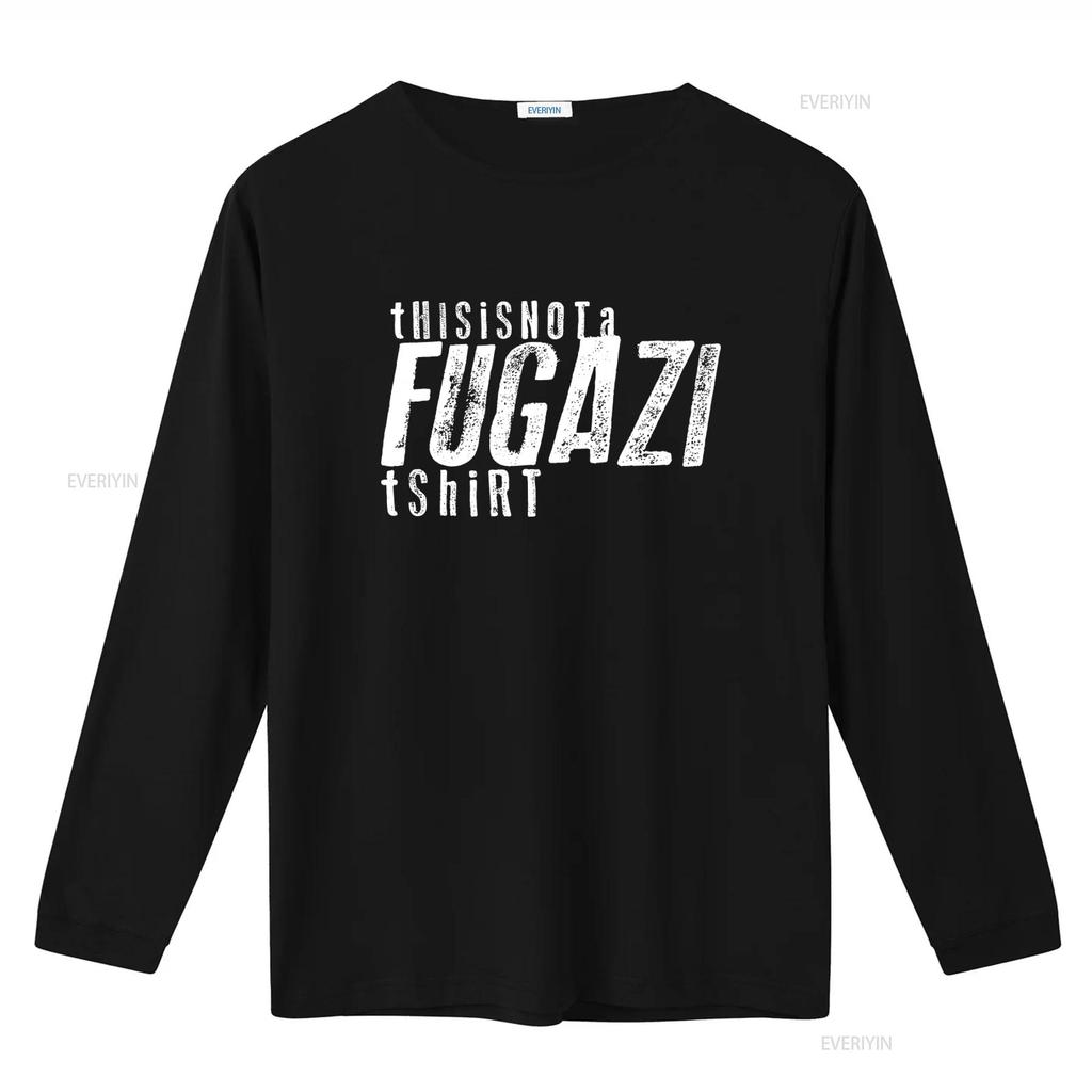Fugazi Toto Není Černé Tričko Potisk Velikosti S 5XL Streetwear Móda vintage Vypraný Prodyšný Unisex Strečový móda