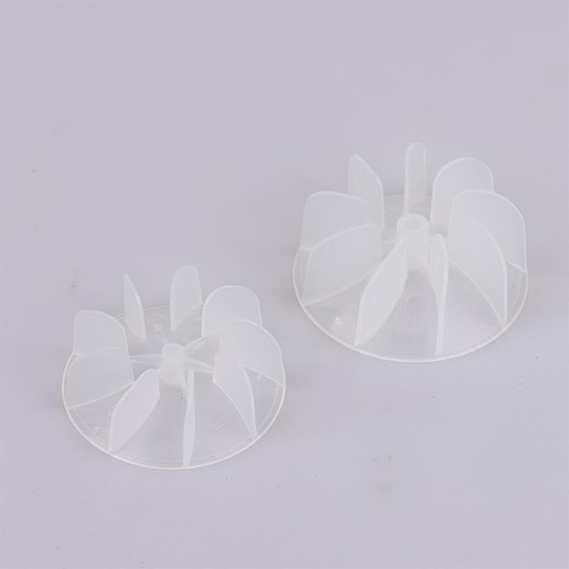 Pequena Potência Mini Lâmina de Ventilador de Plástico 4/6 Pás Potência Motor de Secador de Cabelo Folha de Ventilador Para Acessórios de Motor de Secador de Cabelo