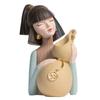 Creative Modern Girl Vase,Resin Ornaments,Home Decor Crafts,Statue, Office Desk Figurines, Decoration Accessories, Gift, Garden