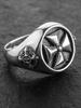 King Kroach Black Kross Alpha Omega Ring