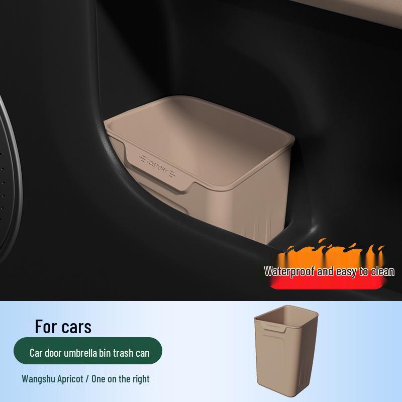 Compatible with 26 Zeekr 001 models: car door storage box, silicone trash can, storage solution, and modification supplies.
