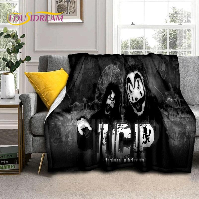 Icp Insane Clown Posse Juggalo Rap Metal Soft Flannel Blanket for Bed Bedroom Sofa Picnic,Throw Blanket for Cover Outdoors Gift