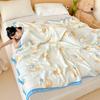 100% Cotton Blanket Breathable Towel for Kids Blankets Skin-friendly Plaid Nap Blankets Super Soft Bedsheet Travel Shawl