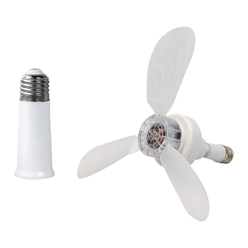 Ventola da Presa a Vite Facile Installazione Mini Ventola a Vite Con Pala Staccabile Raffreddamento Silenzioso Per Aree Interne Compatte