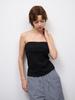 Geripptes Tube-Top mit Bra-Feel-Effekt