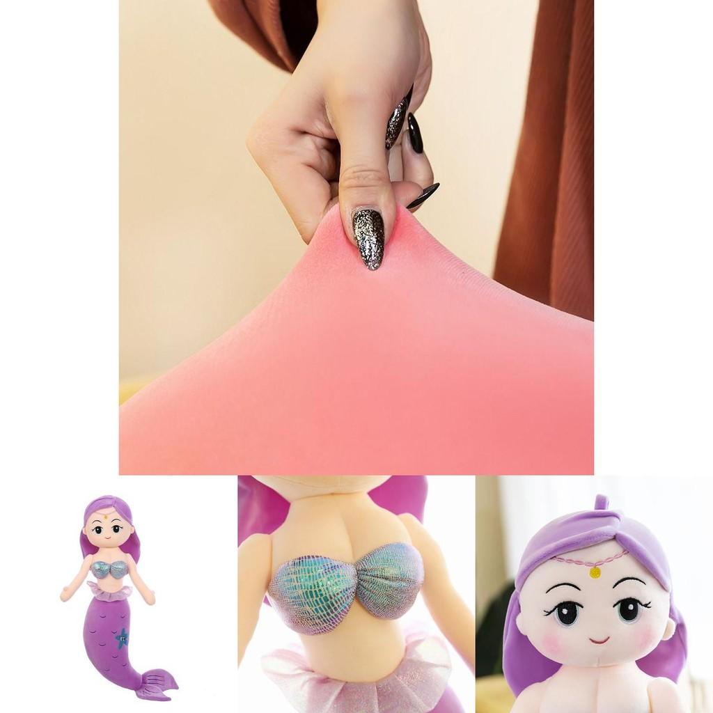Adorable Mermaid Stuffed Plush Doll Soft Toy Perfect For Girls Birthday Gifts