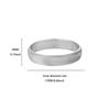 Crushed ice ice full of zircon Super Flash Sansheng III k gold non-fading ring women's wide mouth ring pair ring