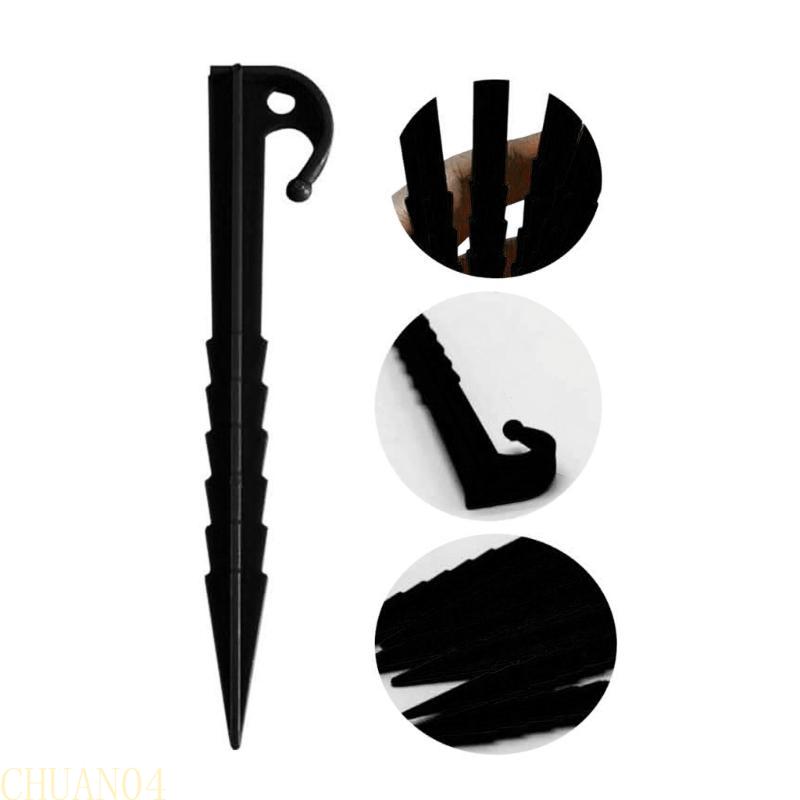 20 Pcs Heavy Duty Plastic Spiral Tent Stakes for Beach Canopy Outdoor Ground Anchors Durable Pegs for Tents And Canopies