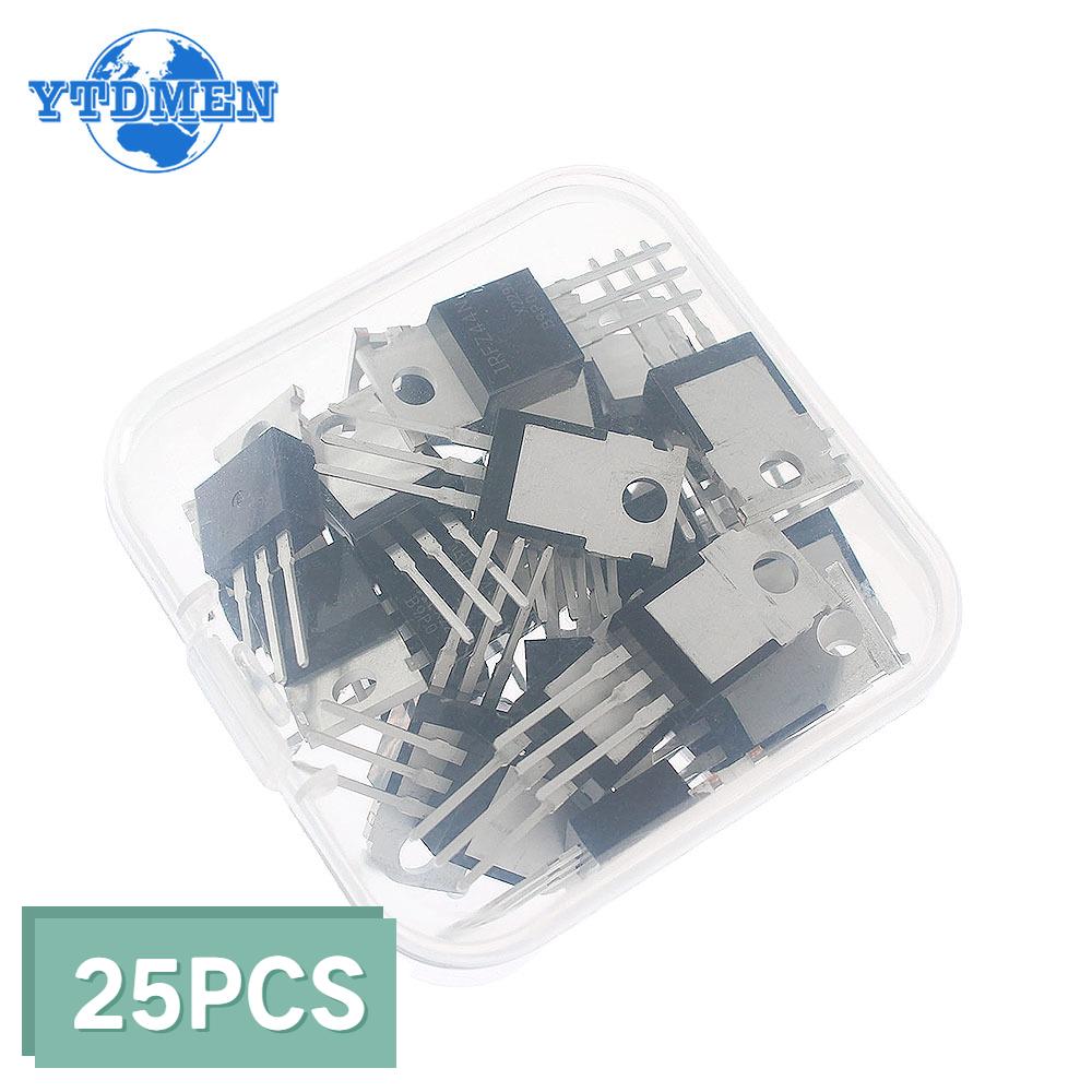5/10/25PCS Mosfet IRFZ44N TO220 Transistor Kit IRFZ44NPBF TO-220 High Power Transistors IRFZ44 49A 55V Field Effect Transistor