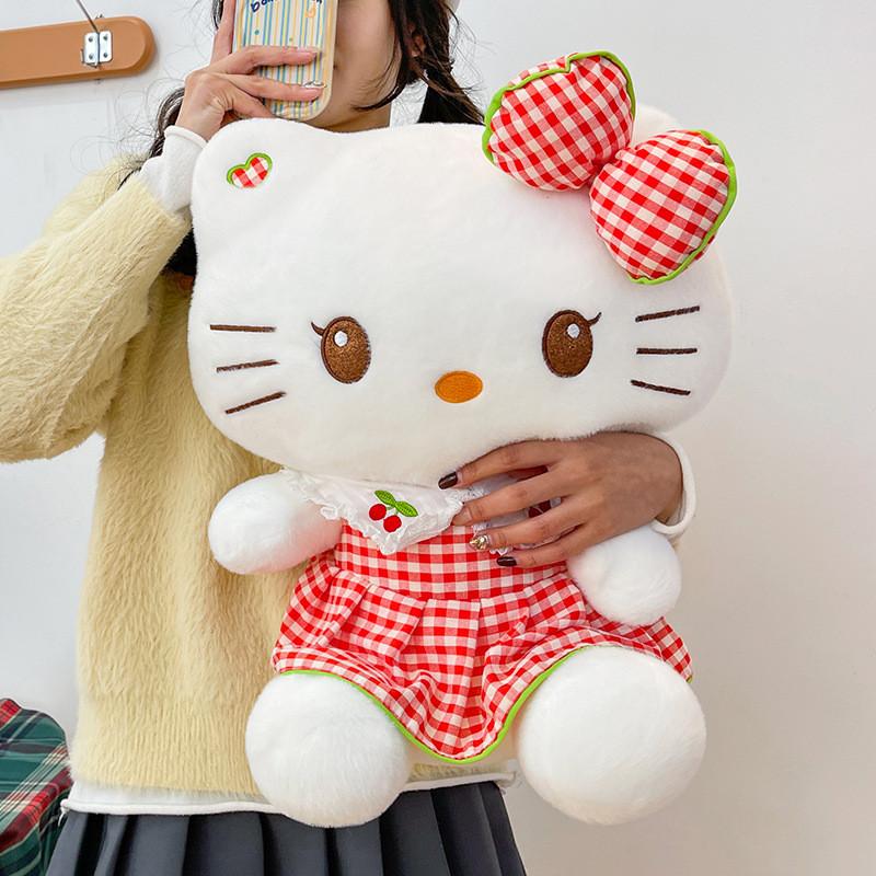 Strawberry Kt Cat Plush Toy Cute Doll For Kids And Collectors