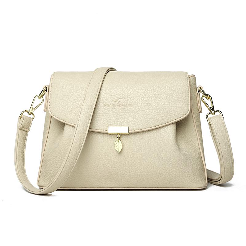 PU Muttertasche Schultertasche Umhängetasche Kleine quadratische Tasche Vintage Pendler Handtasche für Damen