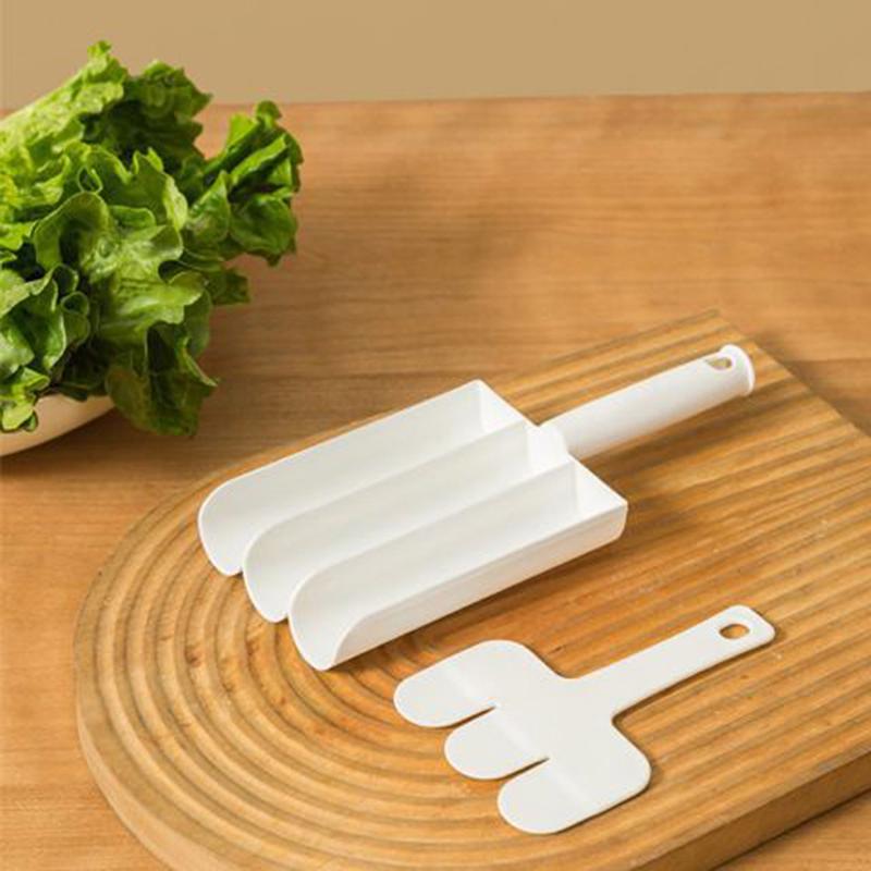 Пластиковая Форма для Фрикаделек Жареной Рыбы Говядины Мясные Инструменты Ложка белый