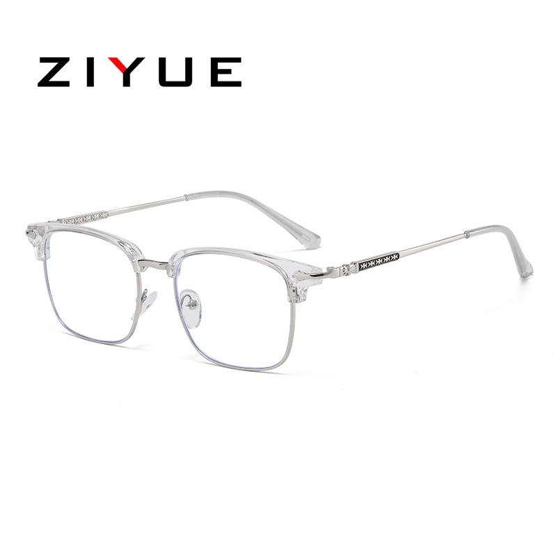 2025 Vintage TR90 Metal Anti-Blue Light Eyeglass Frames - Compatible with Prescription or Non-Prescription Lenses