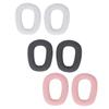 2pcs Replacement Ear Pads Professional Noise Insulation Breathable Cotton Linen Fabric Memory Foam S