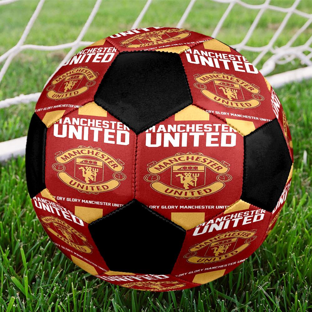 Manchester United Theme Size 5 Soccer Ball, Suitable for Both Indoor and Outdoor Matches, a Gift Suitable for Everyone.