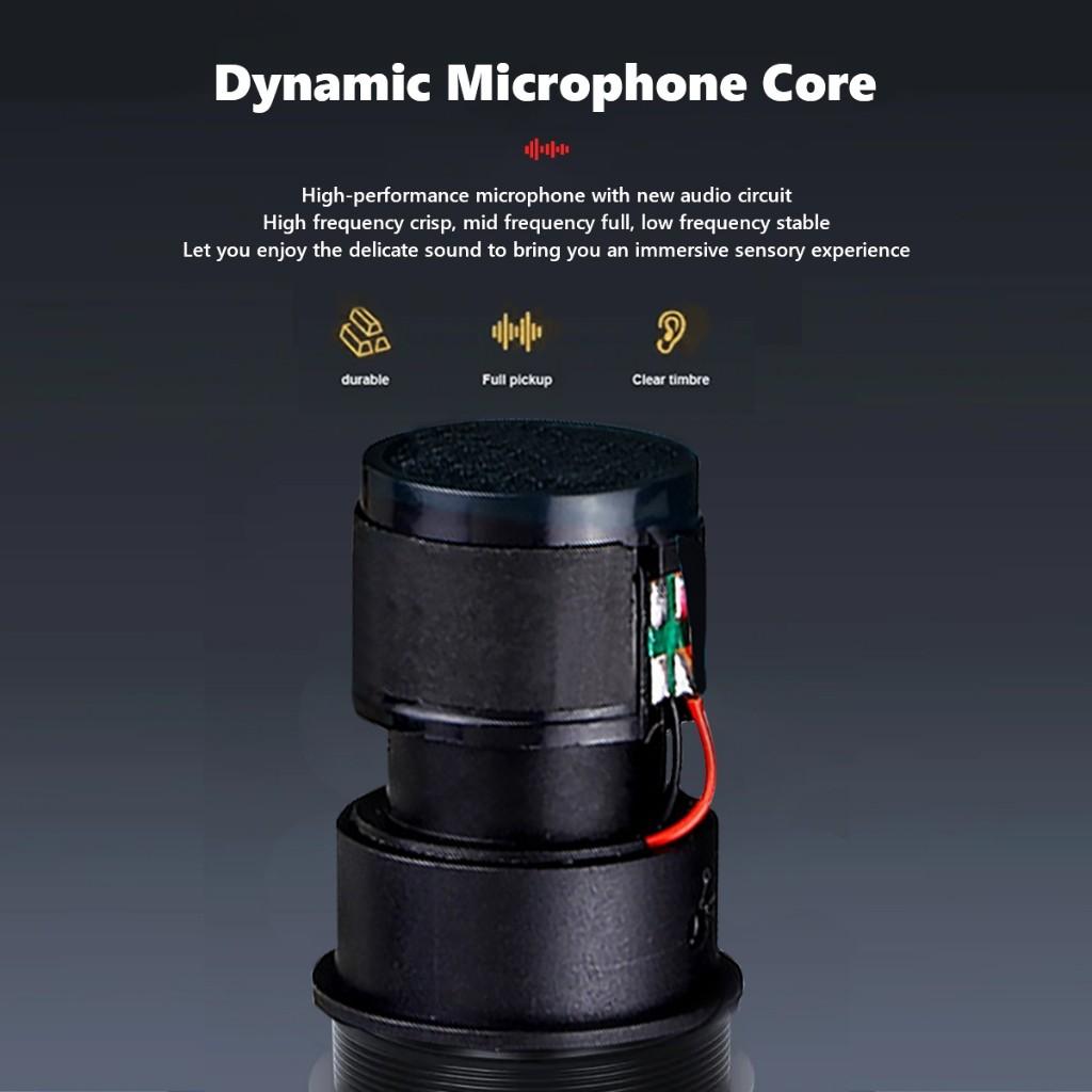 Wireless Microphone Karaoke UHF Receiver Rechargeable Wireless Microphone For Speaker HomeKTV