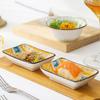 Bohemian Style Dipping Sauce Dish Underglaze Color Seasoning Dish Soy Sauce Vinegar Dish  Household