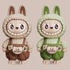 Labubu Cartoon Keychain Pendant Cute Doll Pendant Toy Decoration Car Key Accessories Gifts